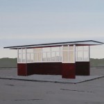 Busstop 2017 50 x 70 cm. acryl op MDF